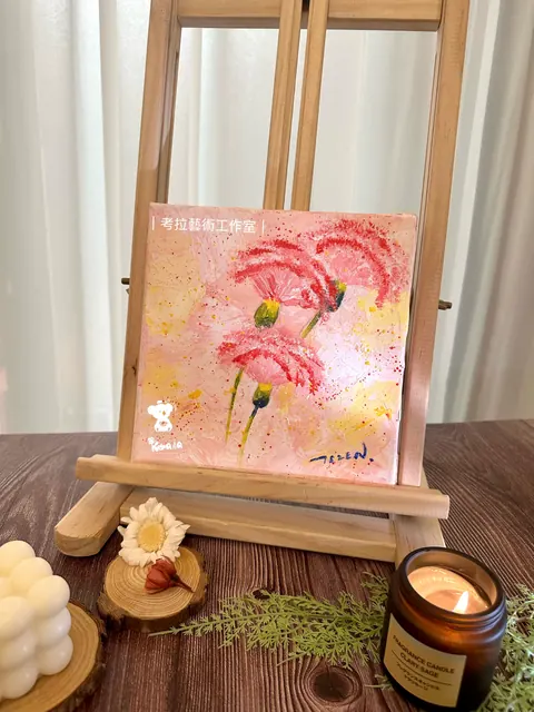 康乃馨｜壓克力作品